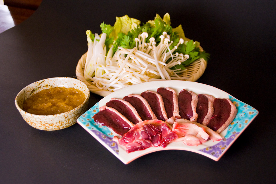 天然真鴨お膳