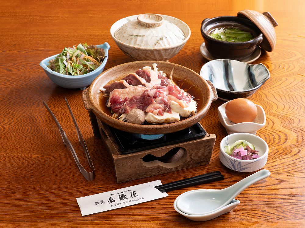 天然真鴨すき焼き膳 3,300円
